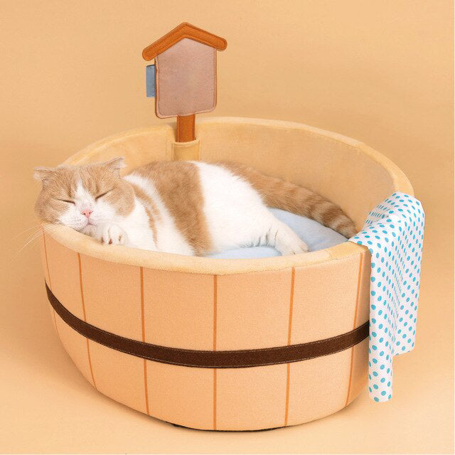 Japanese Sauna Style New Cat Bed